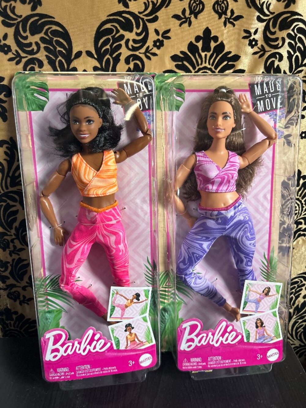 Barbie Made to Move Dolls Bundle#1 – NEW in Box Articulated Barbies (2 Pack)